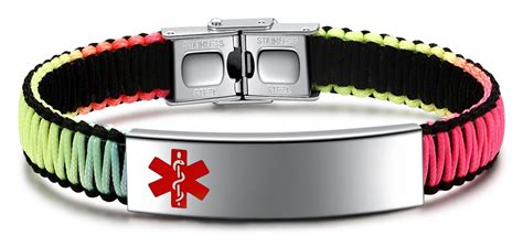 stylish medical alert bracelet